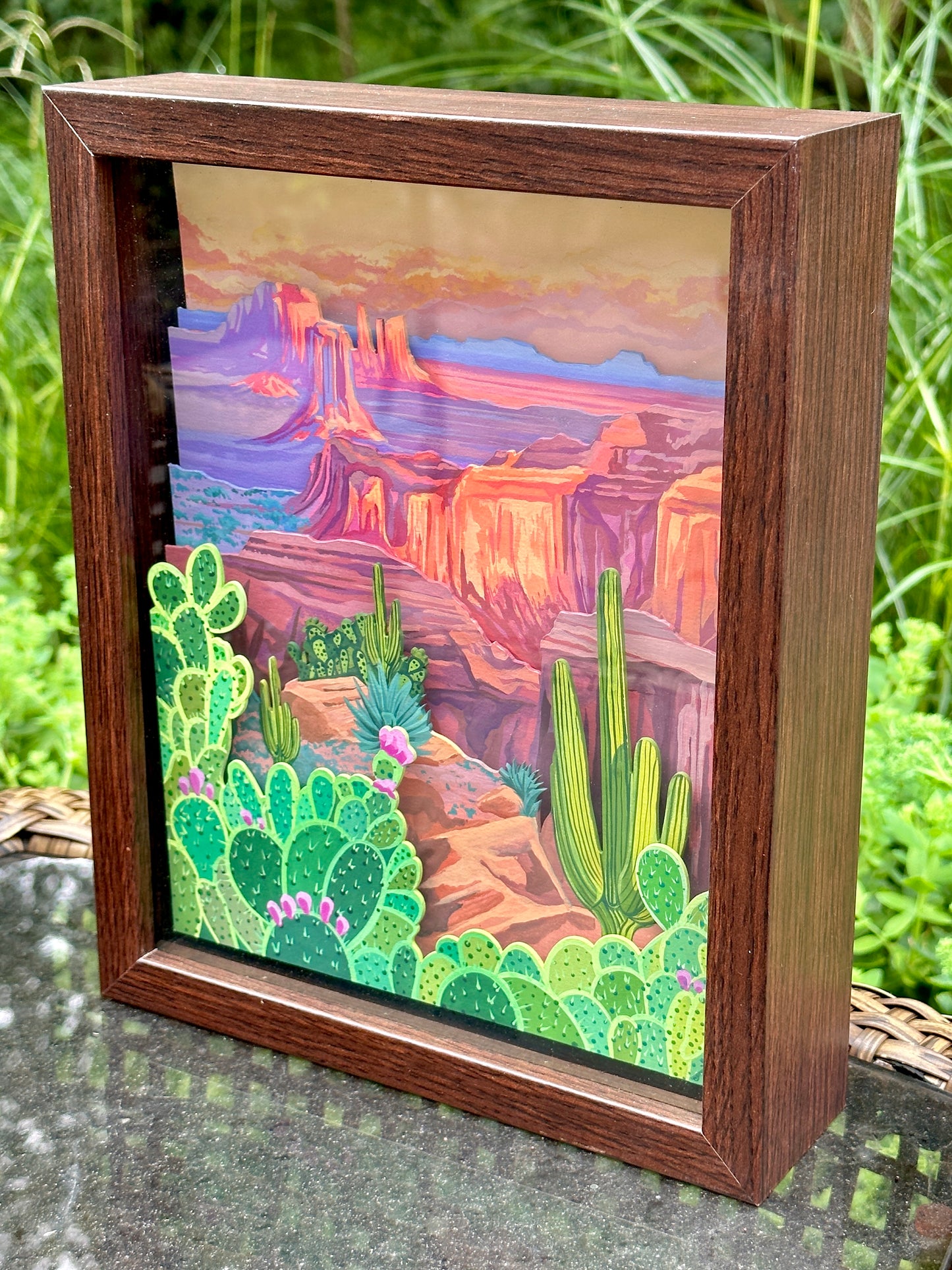 "In The Valley" Original 3D Painting