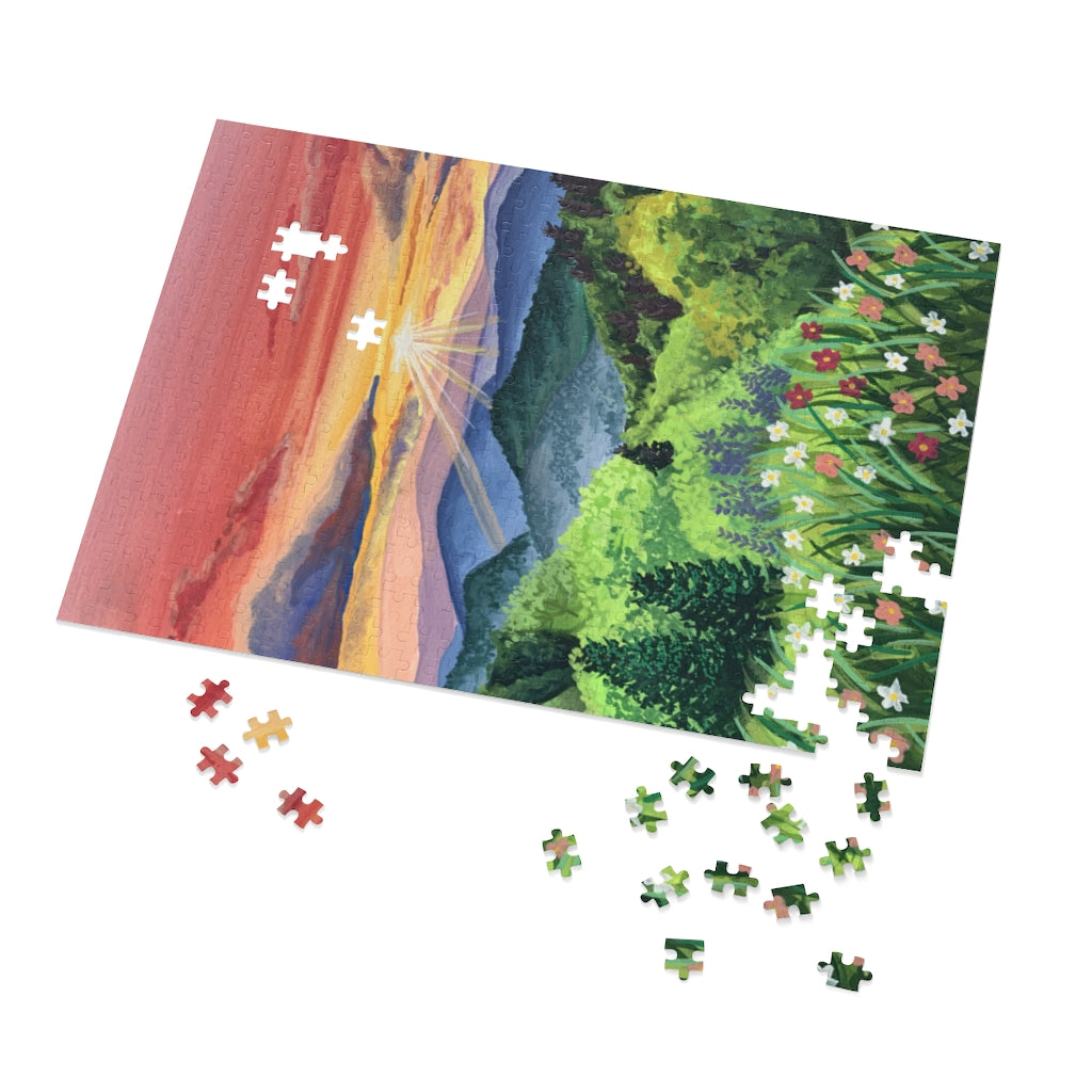 Smoky Mountains Jigsaw Puzzle (500 pcs)