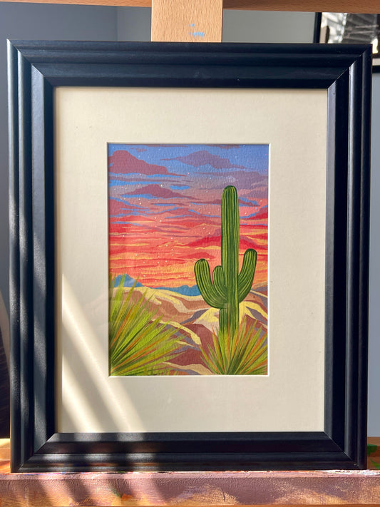 "Desert Sun" Original Painting