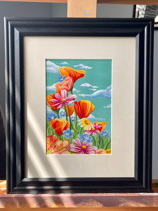"Poppies in Spring" Original Painting